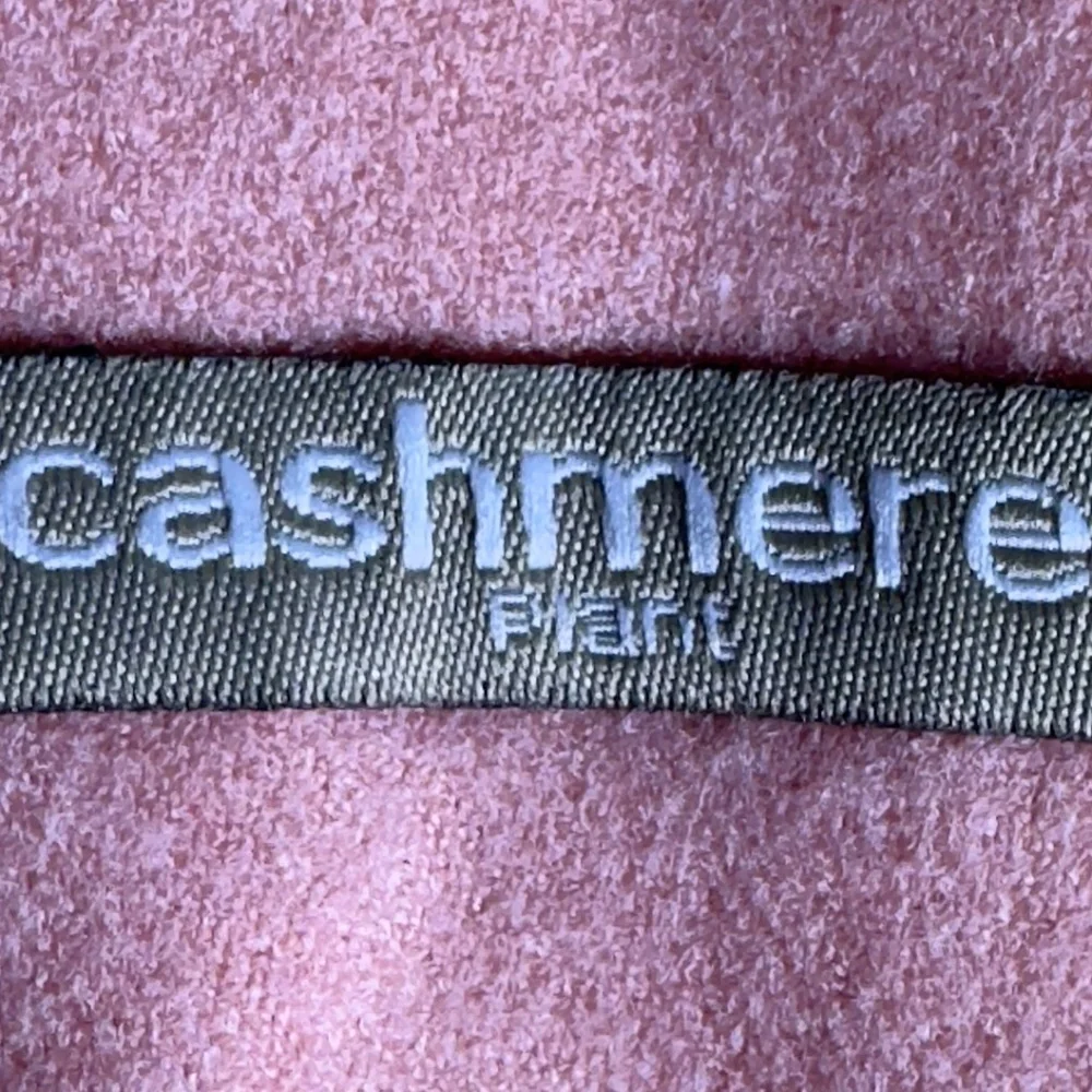 Petal‎ Pink Rectangle Vegan Cashmere Sustainable Fringed Scarf NWOT